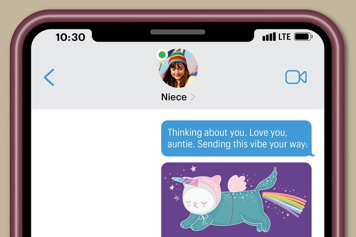 The ‘Thinking of You’ Text With Optional Cosmic Kitten Vibes The ‘Thinking of You’ Text With Optional Cosmic Kitten Vibes