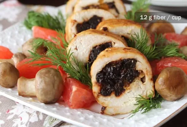 chicken roll with prunes