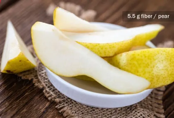 sliced pear
