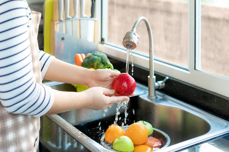 Wash Produce Thoroughly