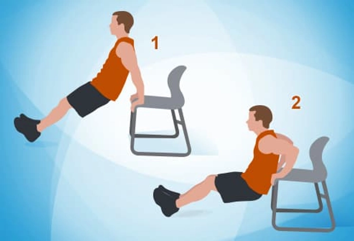 Triceps Dip on Chair