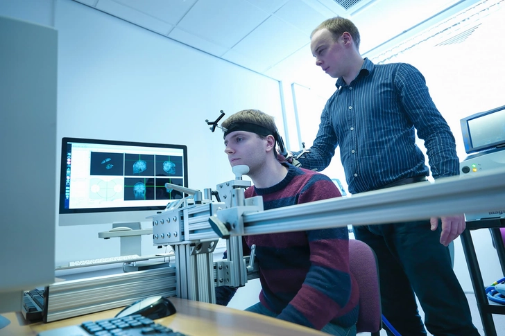 Transcranial Magnetic Stimulation (TMS, or rTMS)