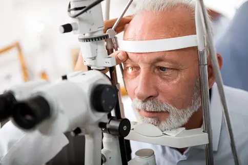 photo of eye exam