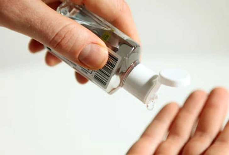 Hand Sanitizer and Gloves Hand Sanitizer and Gloves