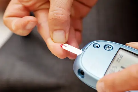 photo of glucometer