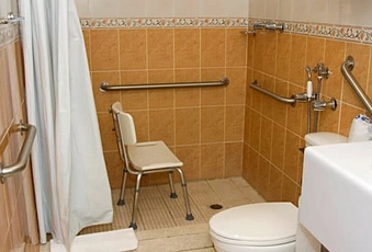 Using the Shower and Toilet