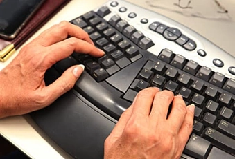 At Work or in a Home Office