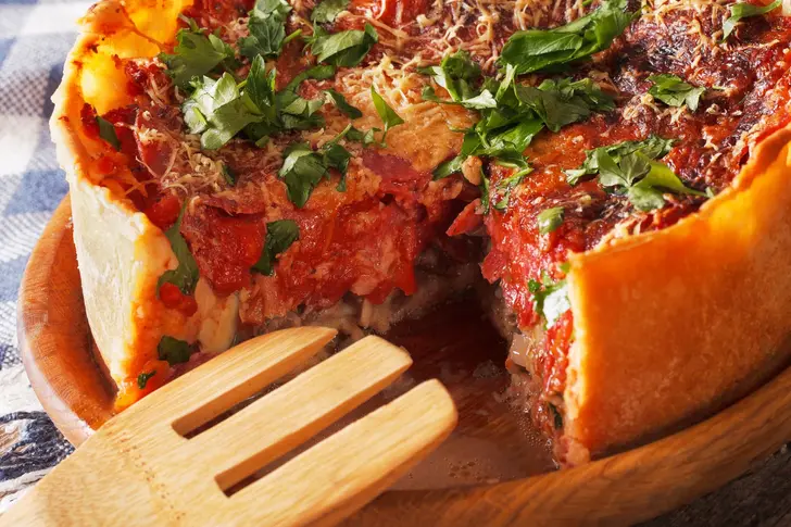 Worst: Deep Dish Meat-Lover's Pizza