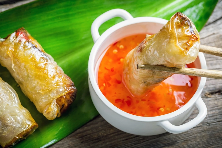 Worst: Fried Spring Rolls