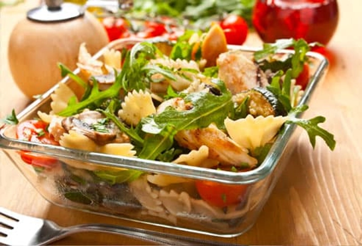 Tip No. 9: Swap a cup of pasta for a cup of vegetables.