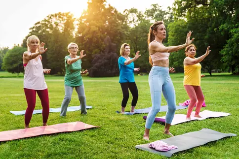 photo of tai chi class