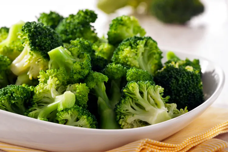 photo of steamed broccoli