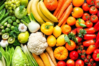 In Your 40s: Bright Fruits and Vegetables In Your 40s: Bright Fruits and Vegetables