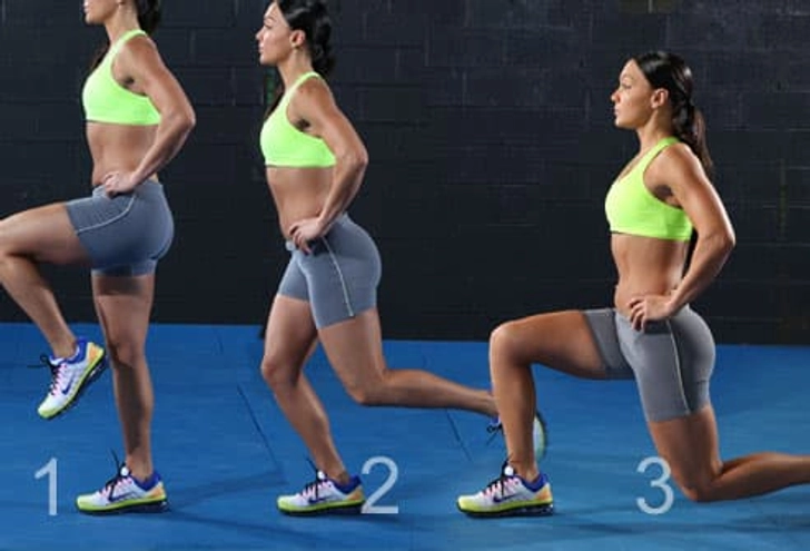 Or Try a Backward Lunge Or Try a Backward Lunge