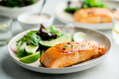 photo of salmon filet