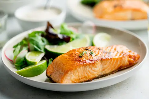 photo of salmon filet