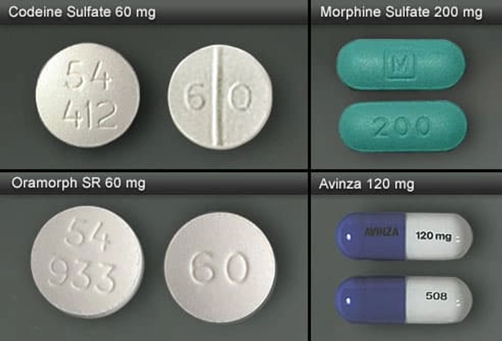 Codeine and Morphine Codeine and Morphine