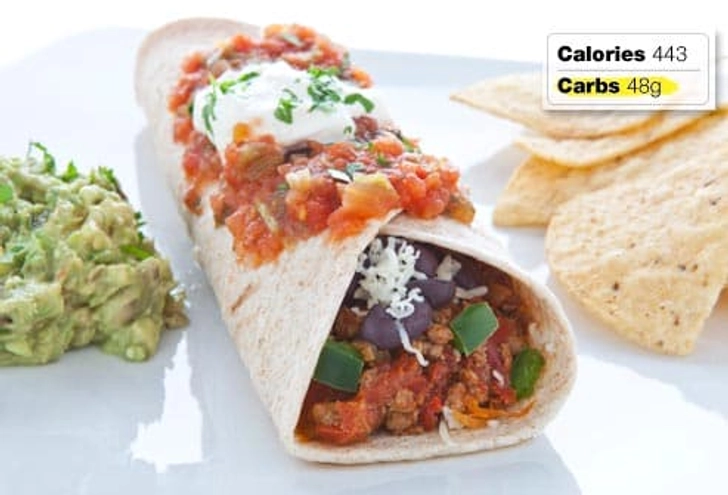Better Bet: Beef and Bean Enchilada