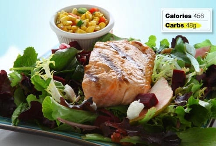 Better Bet: Grilled Fish and Veggies