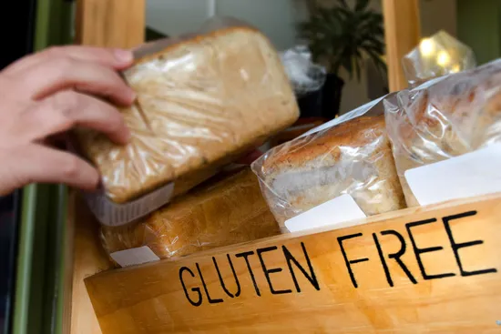 photo of shopping for gluten-free bread