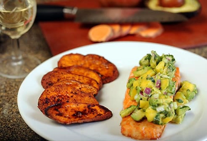 Salmon and Sweet Potato