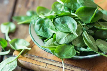 Eating baby spinach is a great way to add more antioxidants and vitamin K to your diet. This leafy green may have benefits for your bones, eyes, and skin. (Photo Credit: iStock / Getty Images)