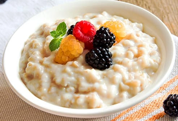 Before: Oatmeal With Low-Fat Milk and Fruit Before: Oatmeal With Low-Fat Milk and Fruit