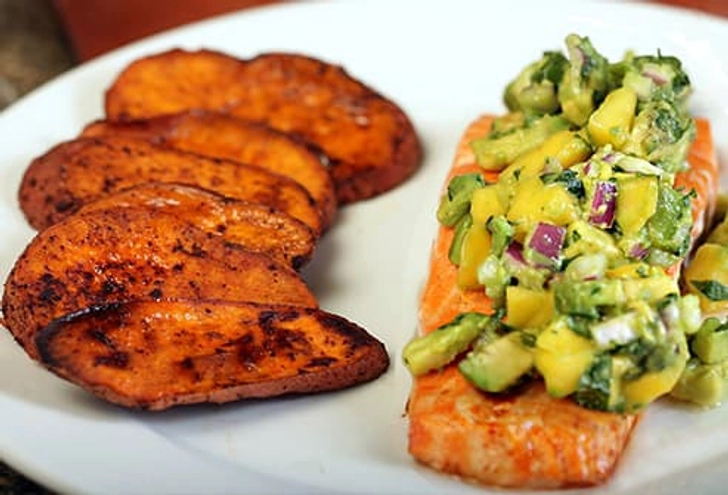 After: Salmon With Sweet Potato After: Salmon With Sweet Potato
