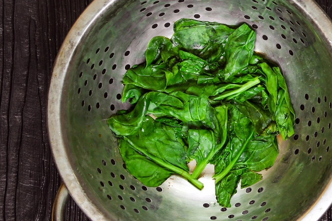 Not Draining Your Spinach