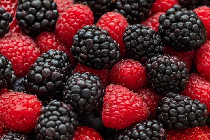 Blackberries and Raspberries
