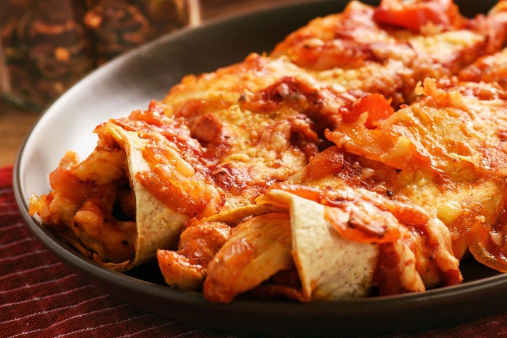 Chicken or Black Bean Enchiladas