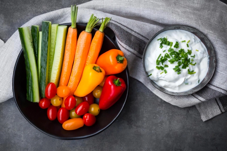 Veggies and Dip Veggies and Dip
