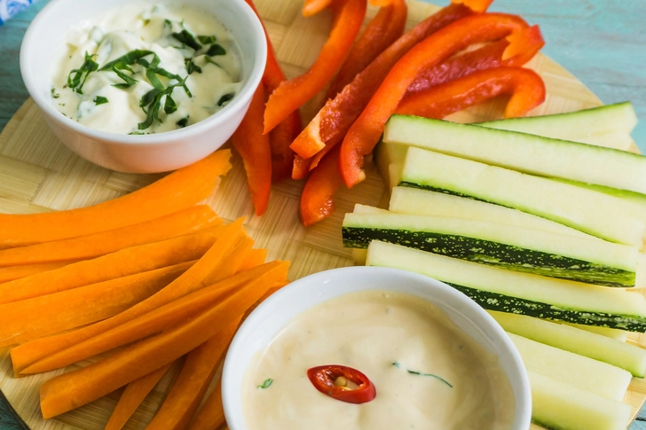 Veggies and Dip Veggies and Dip