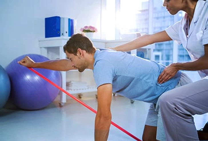 Work With a Physical Therapist Work With a Physical Therapist