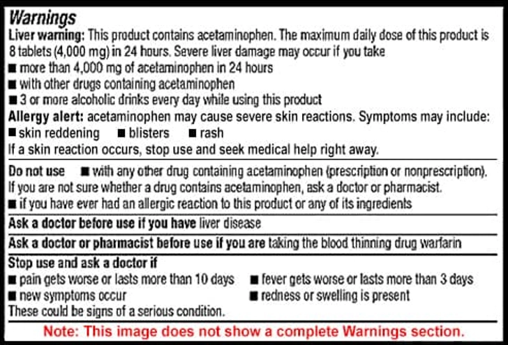 Warnings Warnings