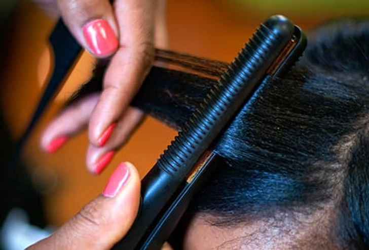 Flat-Ironing It When It's Damp Flat-Ironing It When It's Damp