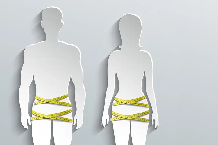 photo of waist to hip ratio concept