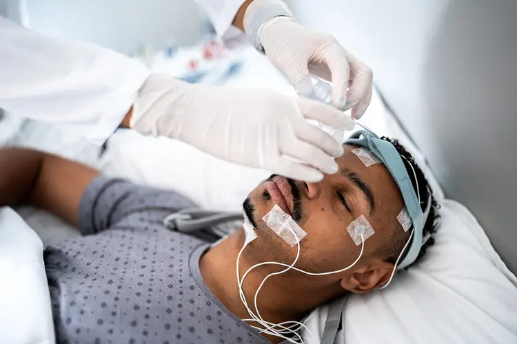 photo of sleep study