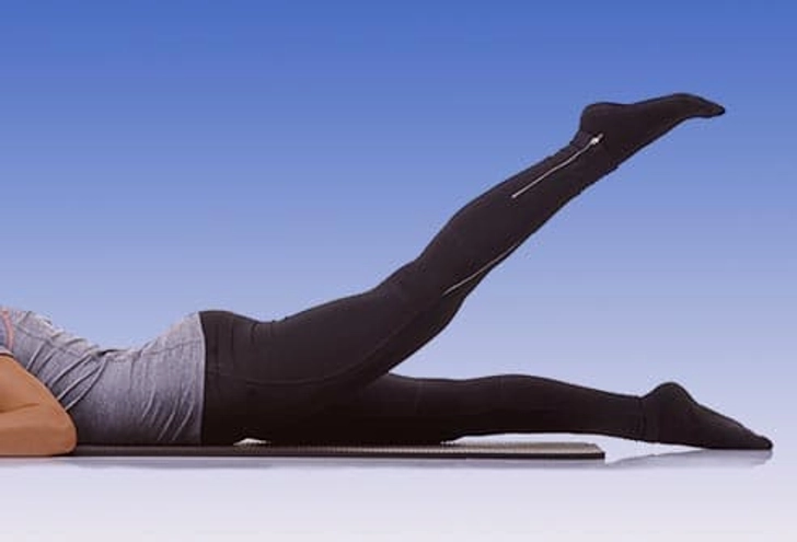 3. Prone Straight Leg Raises