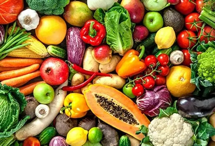 Go Heavy on Fruits and Veggies