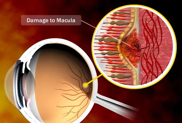 macular degeneration illustration