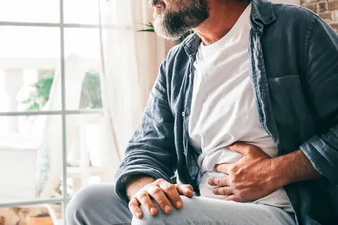 photo of  Man with stomach pain