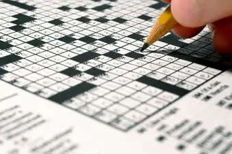 photo of crossword puzzle