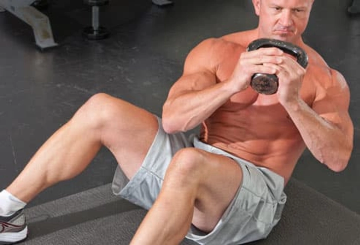 Abs: Kettlebell Twist