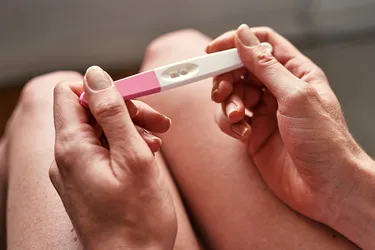 At-home pregnancy tests check your pee for a hormone called?human chorionic gonadotropin?(HCG). (Photo Credit: iStock / Getty Images)