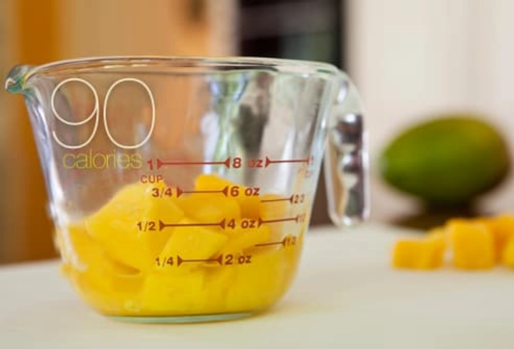 3/4 Cup Frozen Mango Cubes 3/4 Cup Frozen Mango Cubes