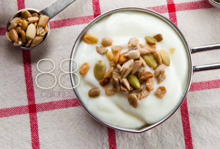Yogurt With Sunflower Seeds