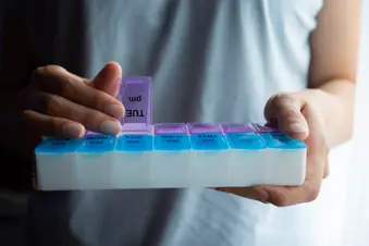 photo of pill organizer