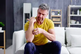 photo of Man With Itchy Skin