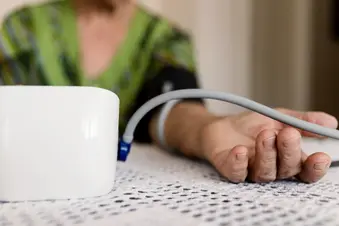 photo of blood pressure cuff
